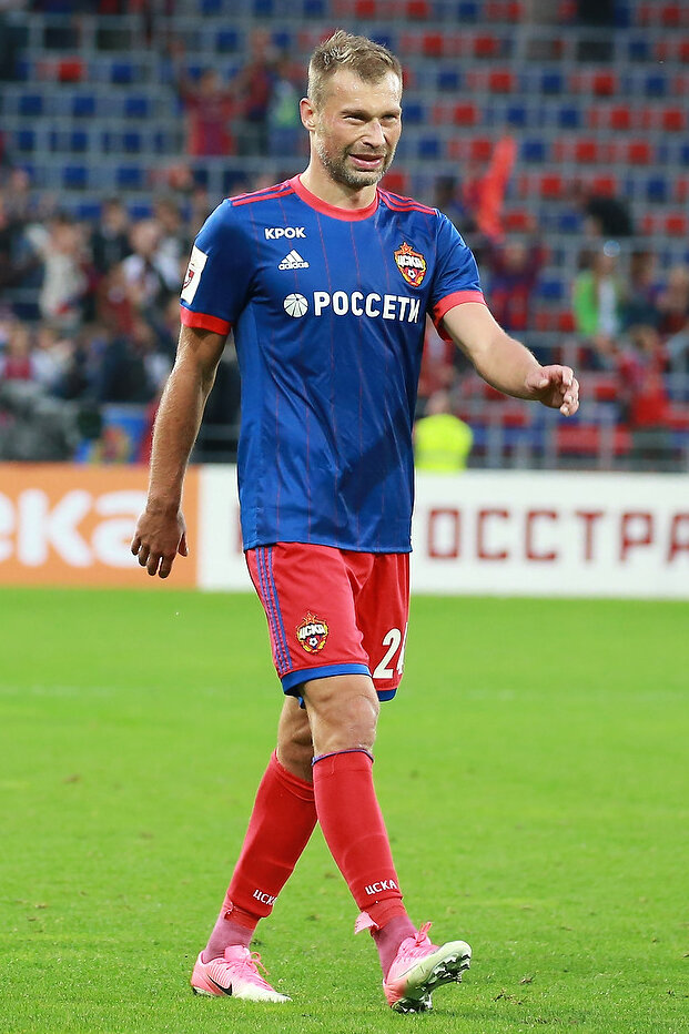 Березуцкий в составе ЦСКА