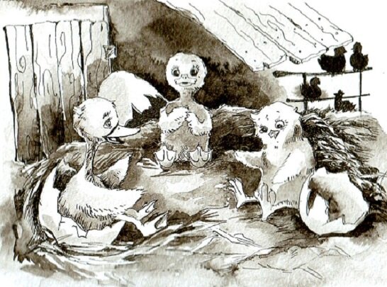 Иллюстрация к сказке художницы Марии Ратьковой.