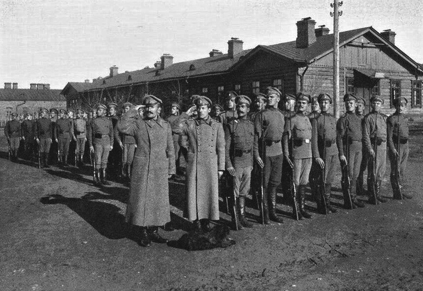 Русские солдаты перед Первой мировой войной.