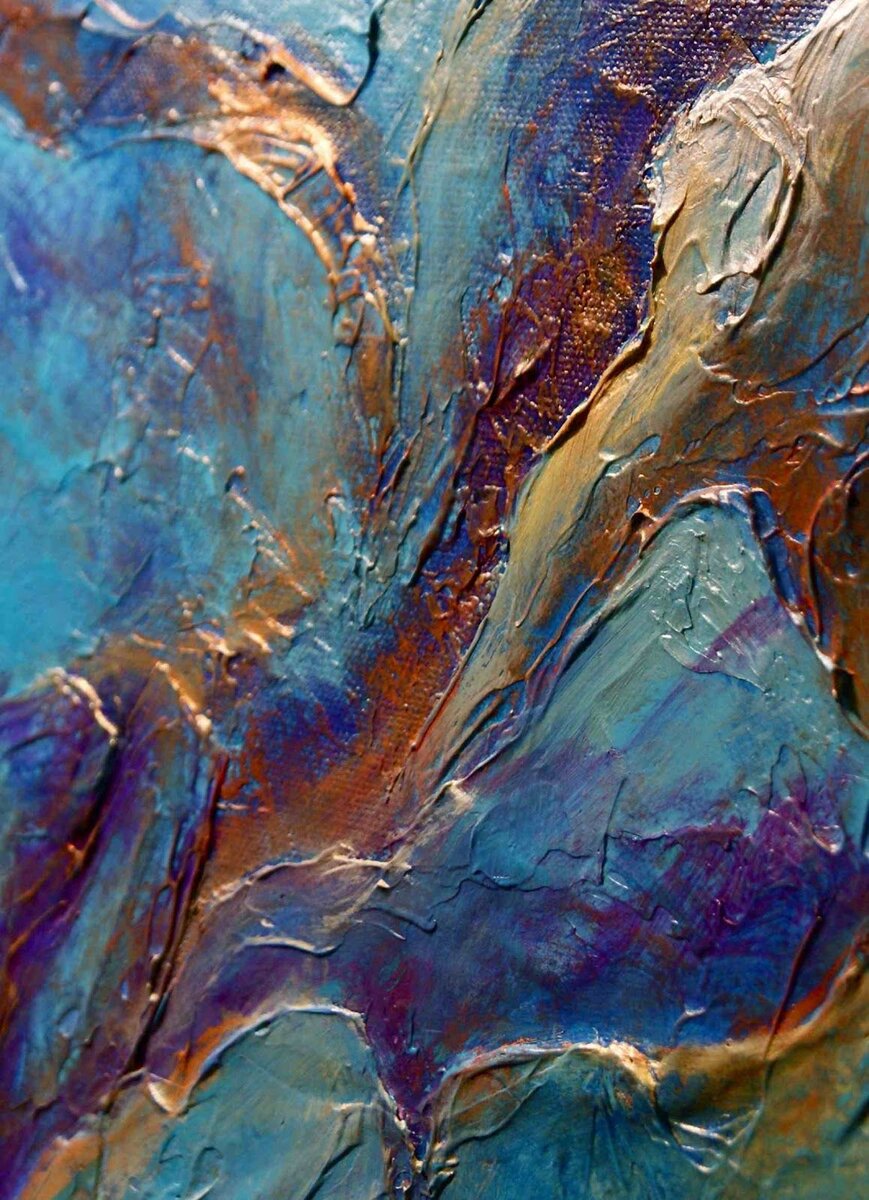 Текстурирование масляными красками и акрилом. По сути же - создание фактуры.