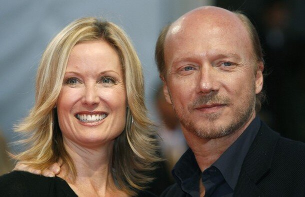 С бывшим мужем Полом Хаггисом