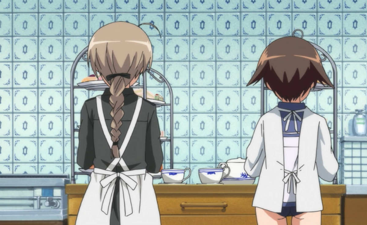 Использованы кадры из аниме "Штурмовые ведьмы"