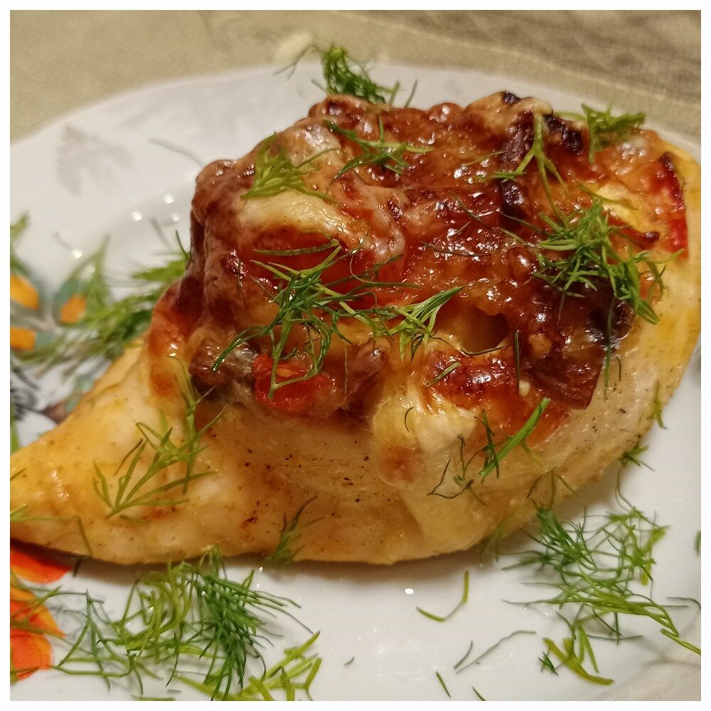 Сочное фаршированное филе курицы. 