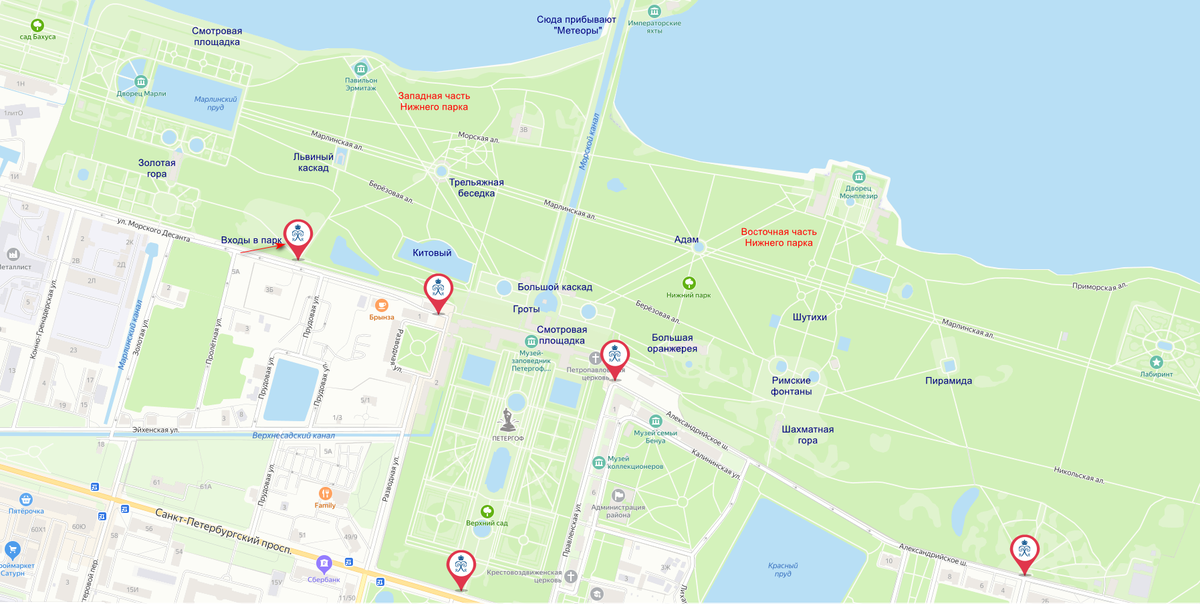 Расписание новый петергоф спб