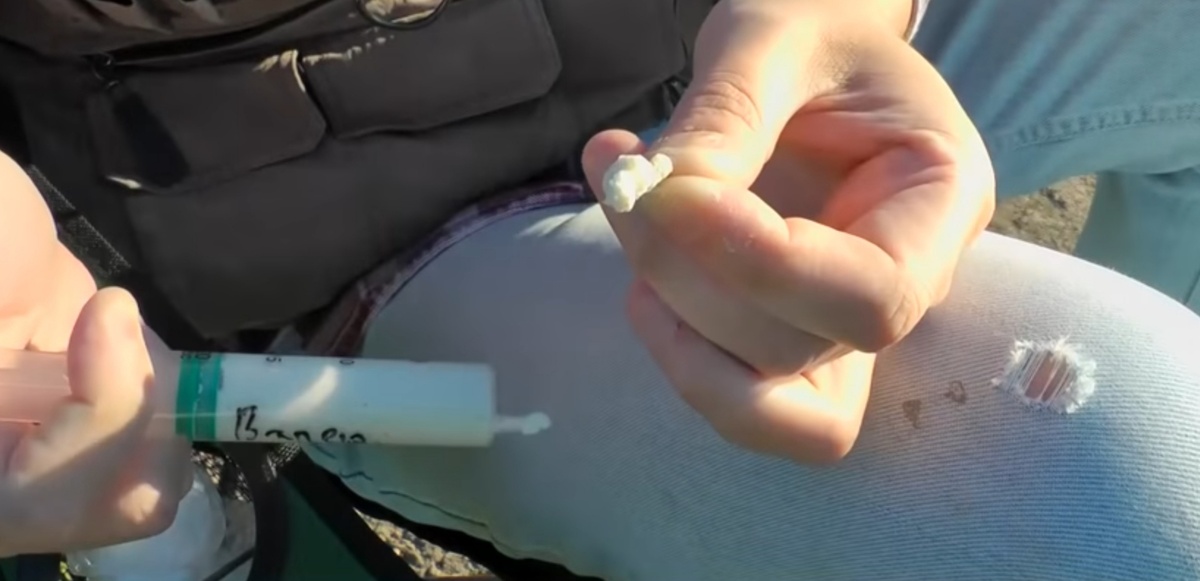 Шприц с болтушкой