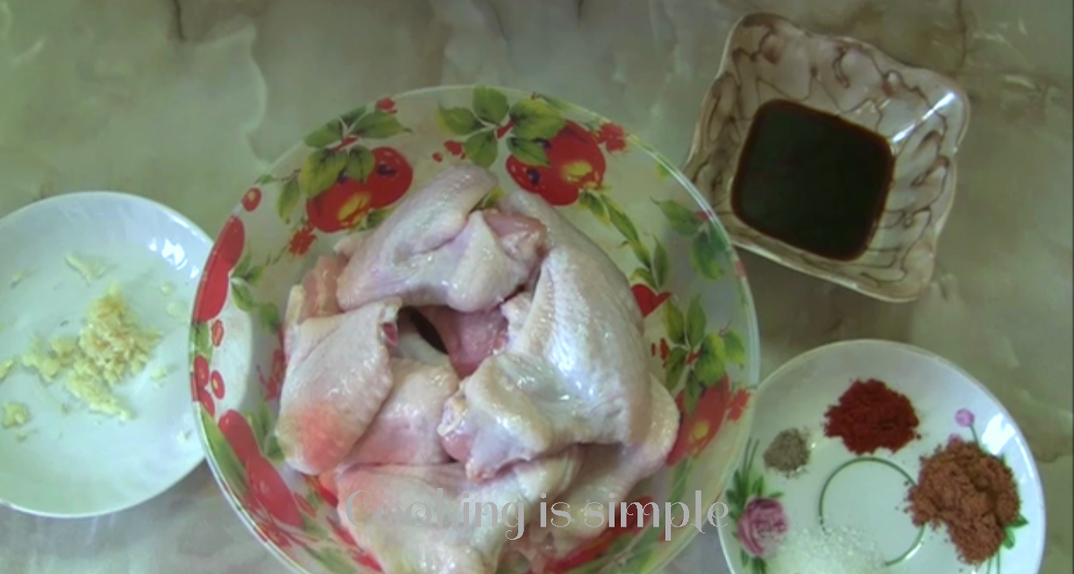 Маринад для куриных крылышек