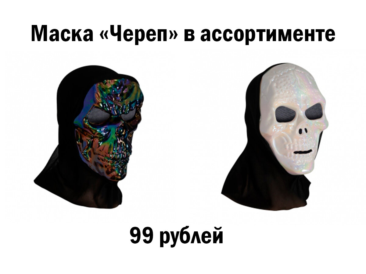 Маска "Череп" Fix Price