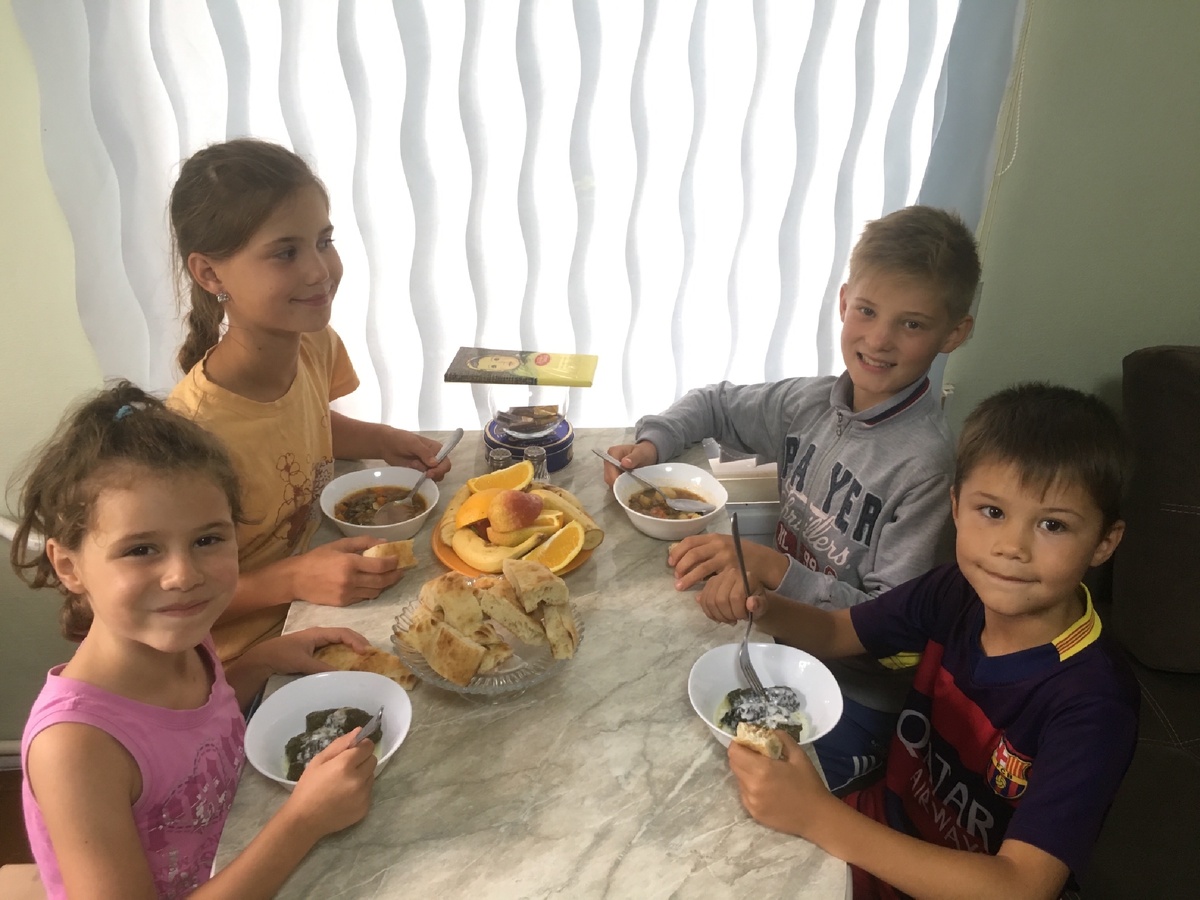 Мои детки.