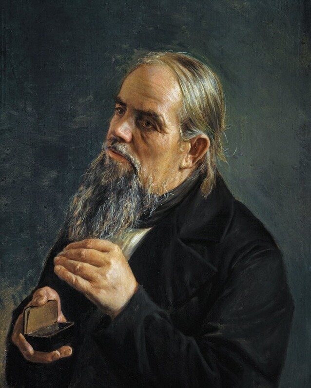 «Старик с табакеркой», 1873