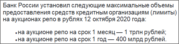 Сообщение на сайте регулятора о повышении лимитов