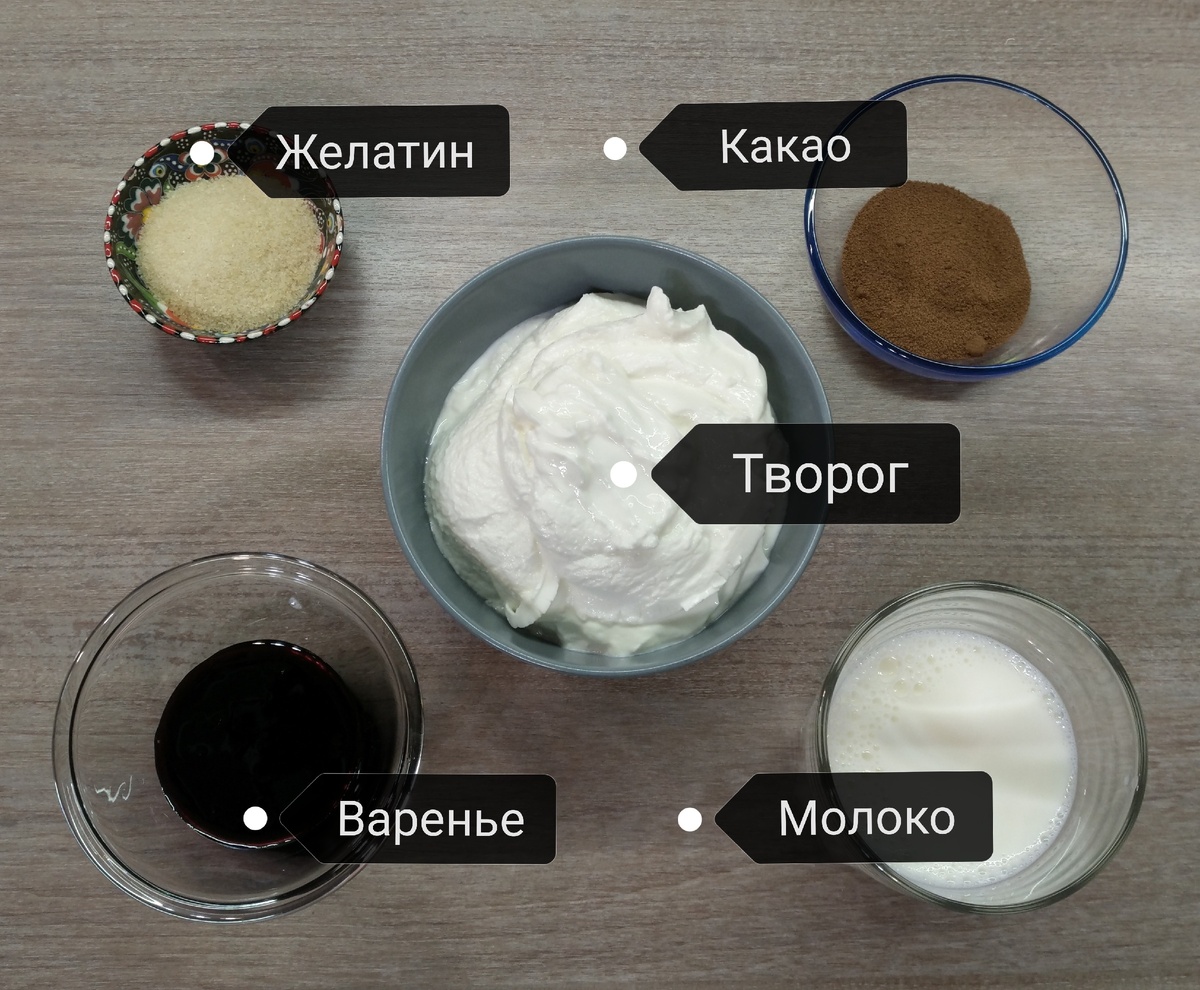 Доступные ингредиенты 