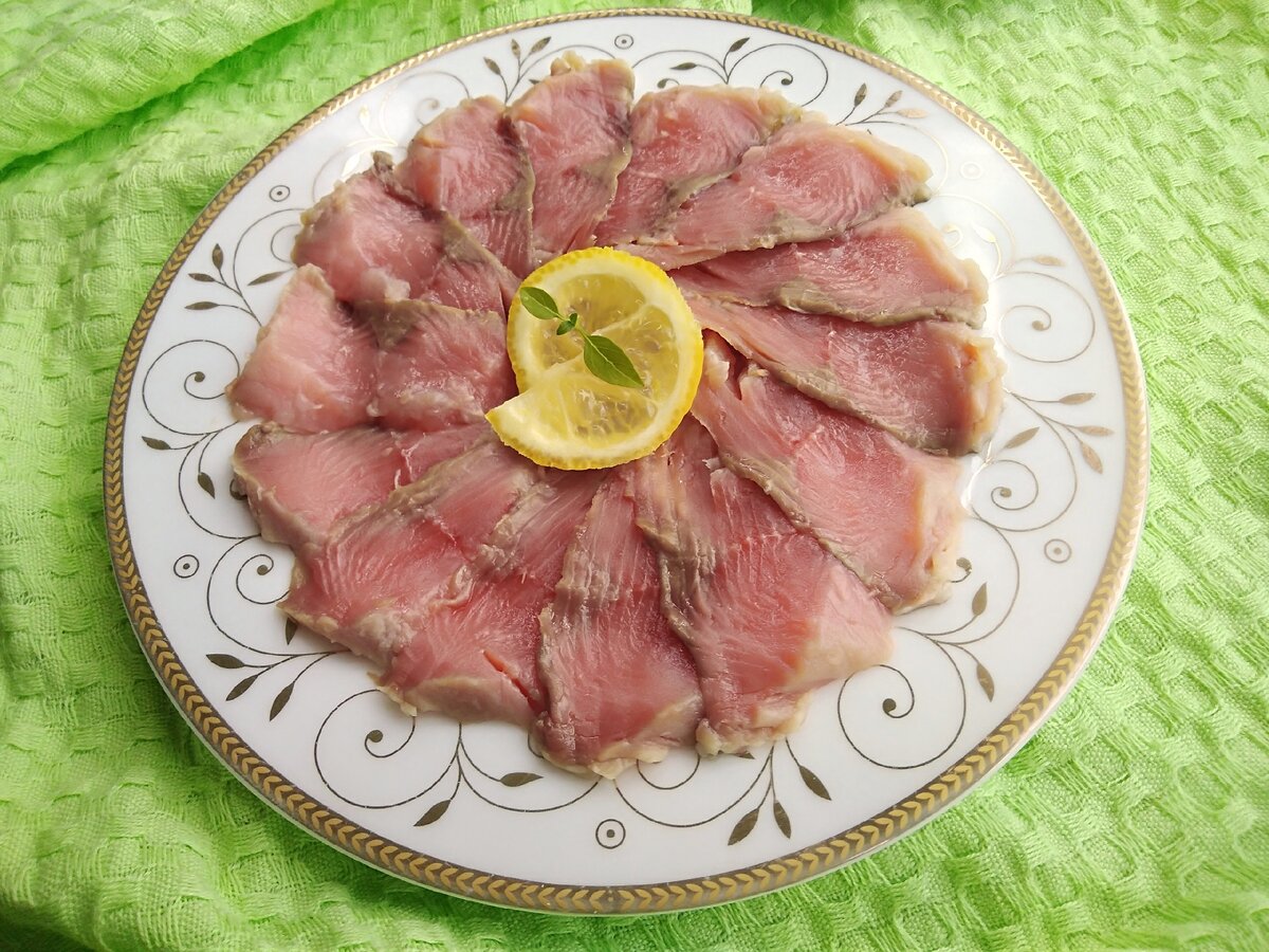 Фото подачи рыбы. 