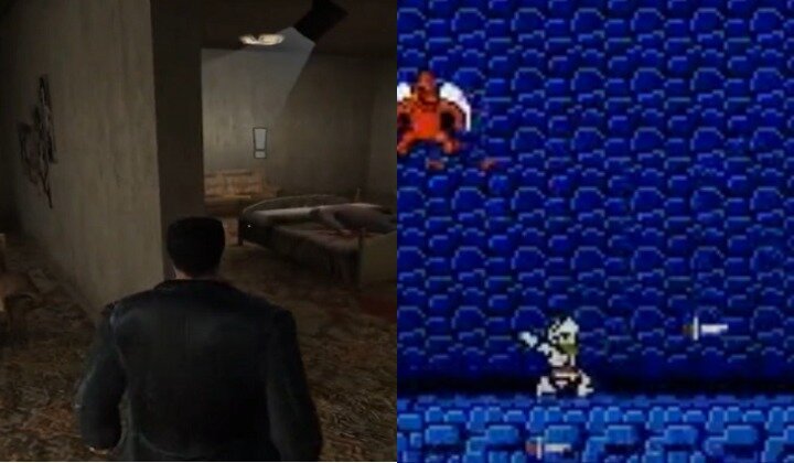 Max Payne and Ghosts'n Goblins