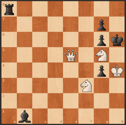 Предлагаю решить сложную шахматную задачу. Автор С. Лойд, 1855 год-2