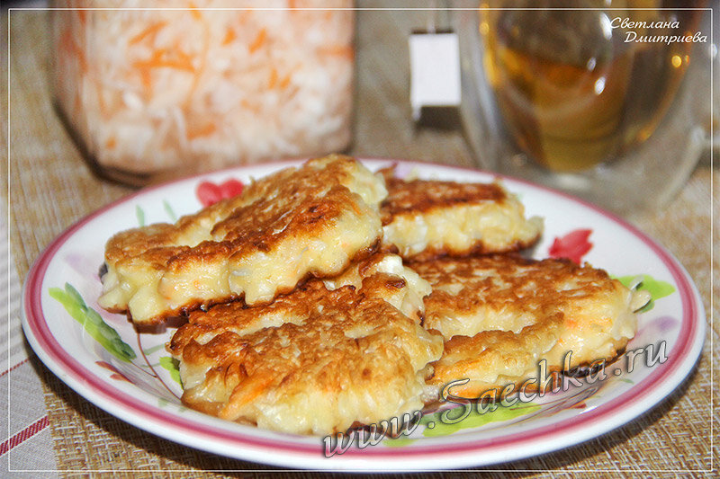 Оладьи из квашеной капусты