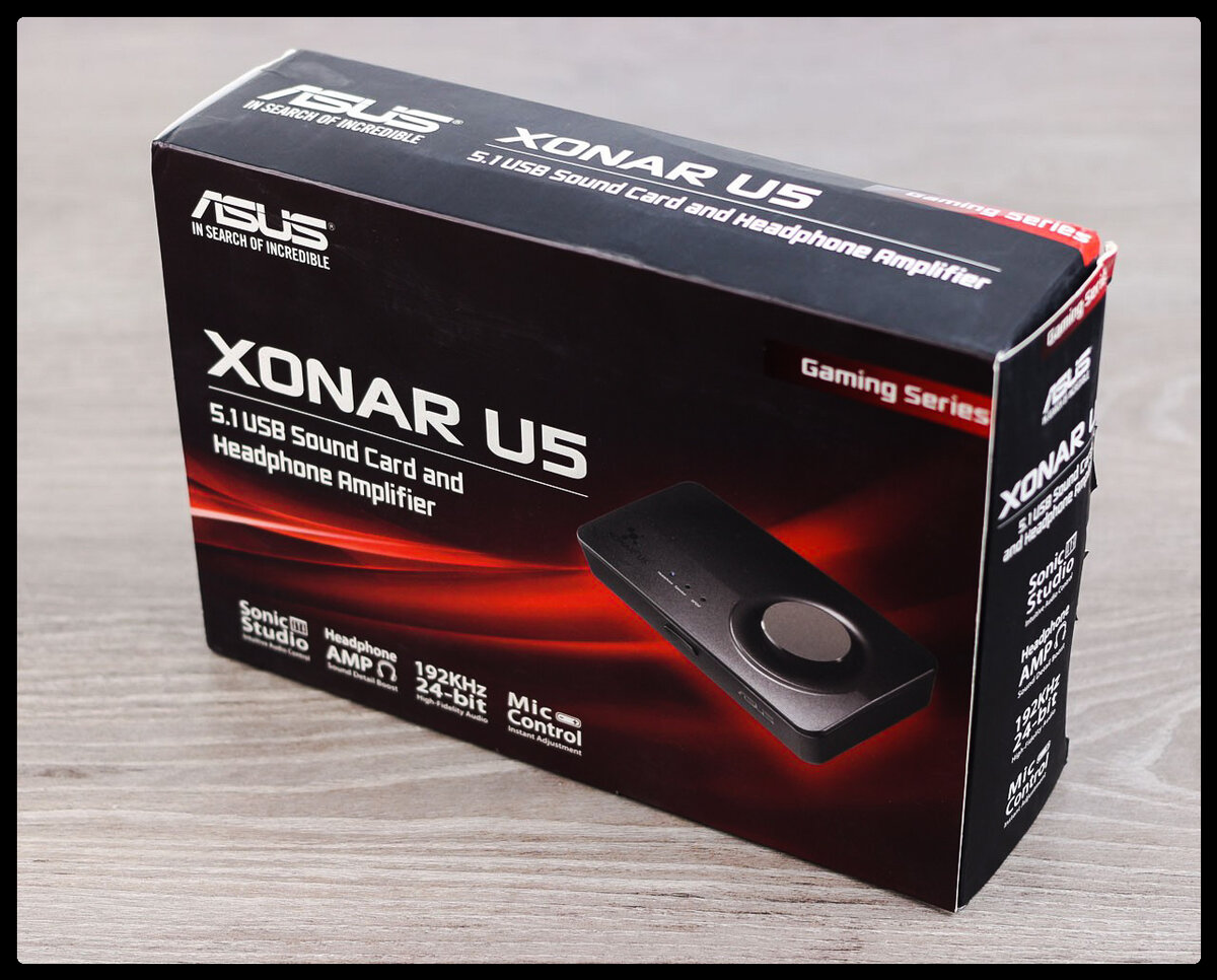 Звуковая карта asus xonar u5