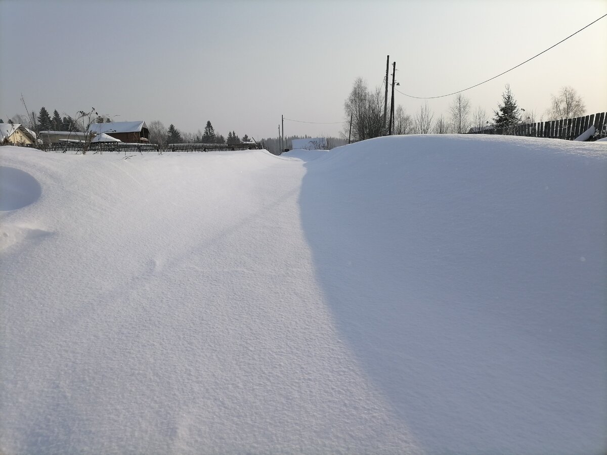 Фото автора. Улицу замело.