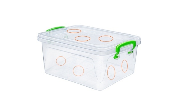 Контейнер для игр. Схематично. Нужно во внутрь положить пару игрушек. 