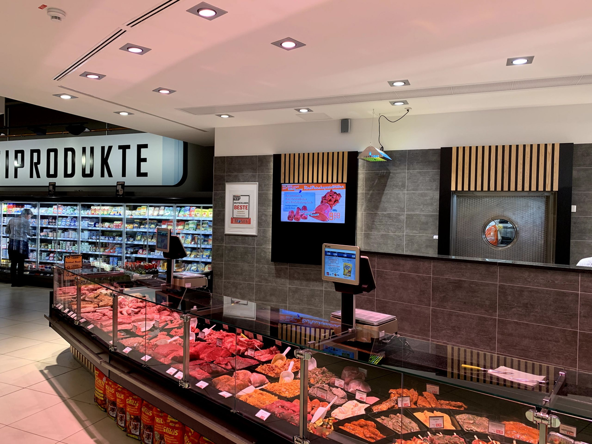 Фото сделано автором в рамках Ритейл Лайт Тура, 21.02.2020г. Продуктовый супермаркет K+K Klaas & kock, Osnabrücker Str. 11-25, 48429 Rheine, Германия