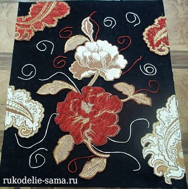 декоративное панно из ткани