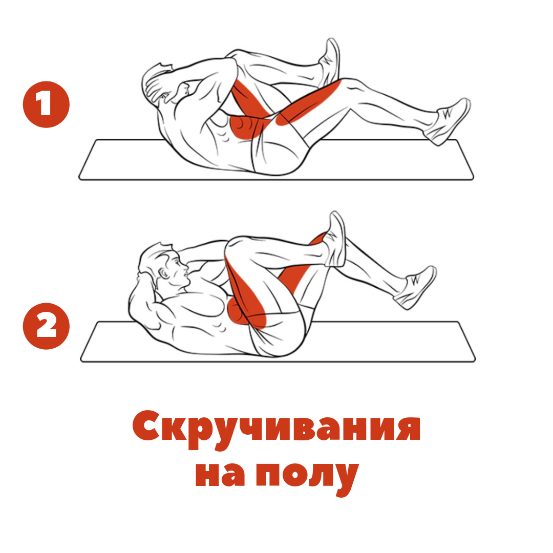 Скручивания на полу