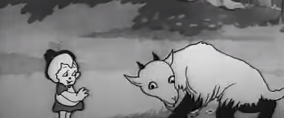 Кадр из мультфильма "Красная шапочка" (1937)