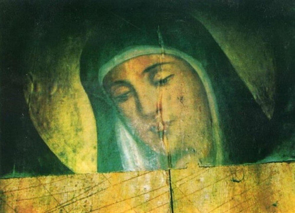 Икона "Скорбящей Богородицы."