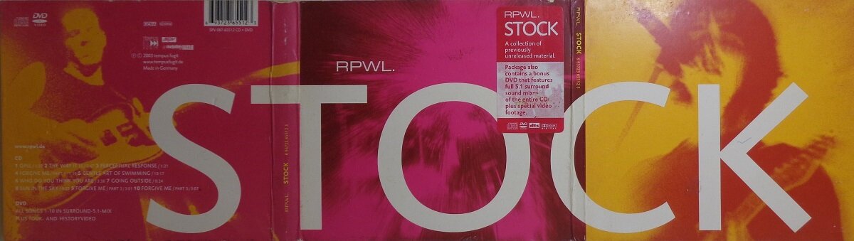 RPWL. "Stock" CD+DVD DTS 5.1