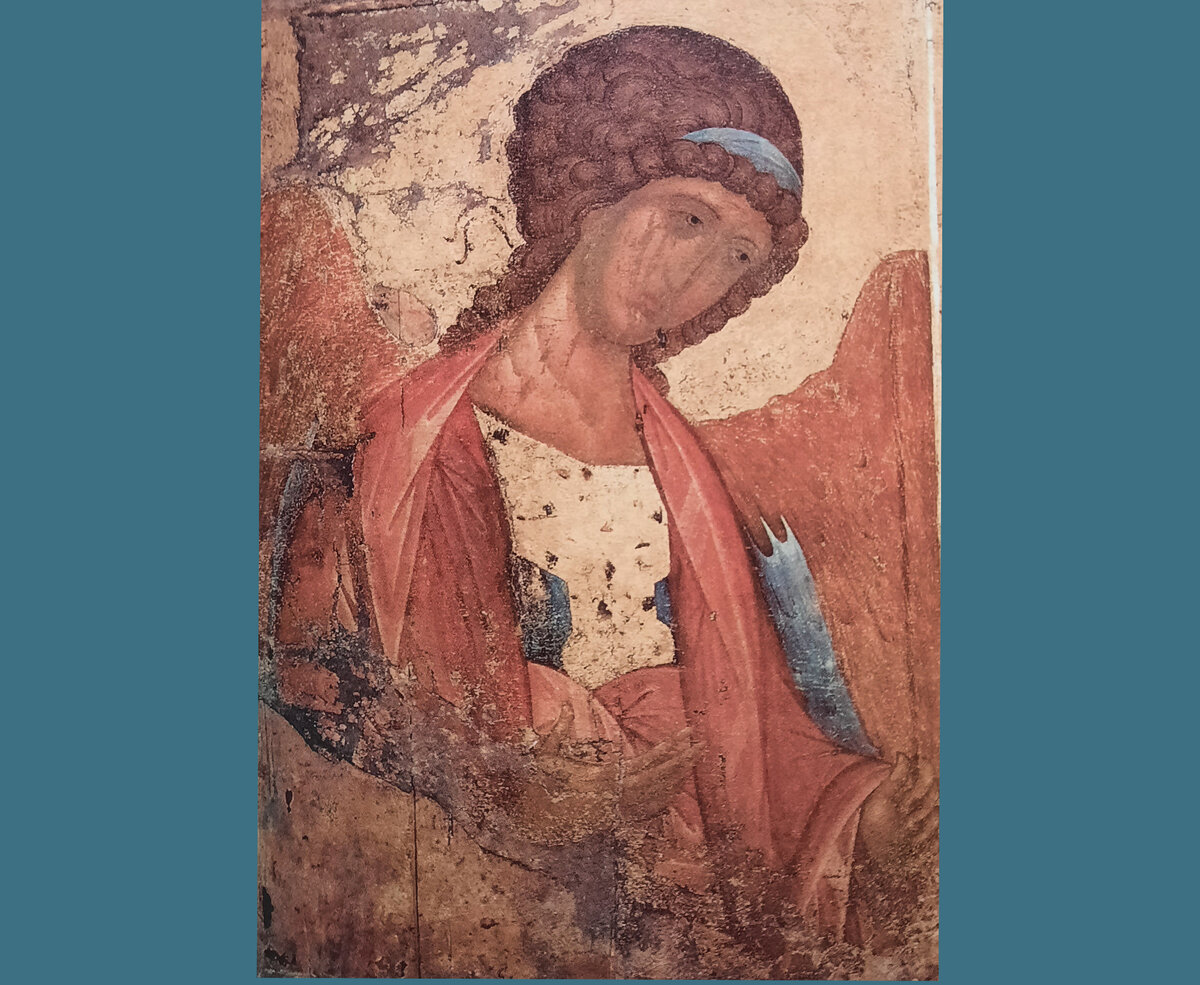 Андрей Рублёв. Архангел Михаил из Деисусного чина. 1410-1420 гг. Москва. Государственная Третьяковская галерея