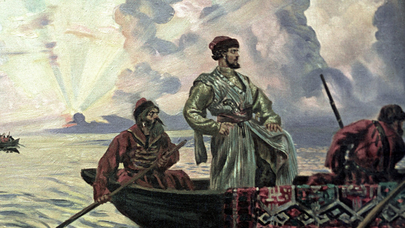 Картина стенька разин с княжной репин