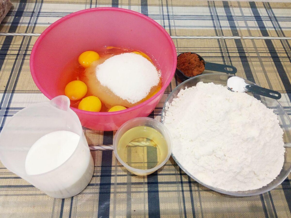 Ингредиенты для приготовления пирога