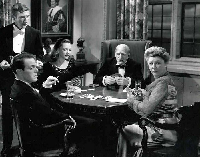 Дворецкий (Р. Хэйдн), псевдо-Ломбард, Вера Клейторн, генерал Мандрейк (О. Смит), Э. Брент (Д. Андерсон).