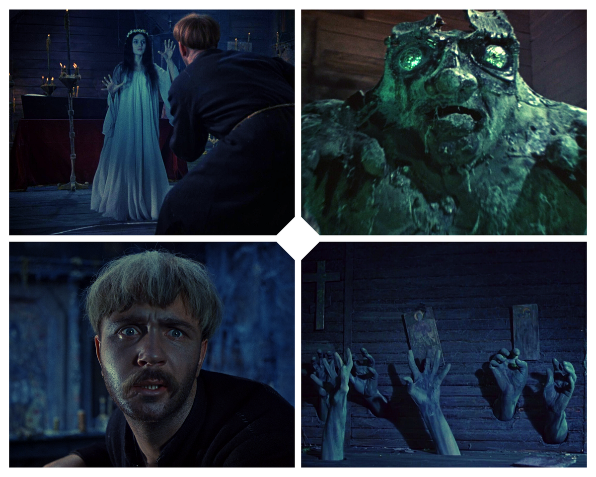 Кадры из фильма "Вий " 1967 года