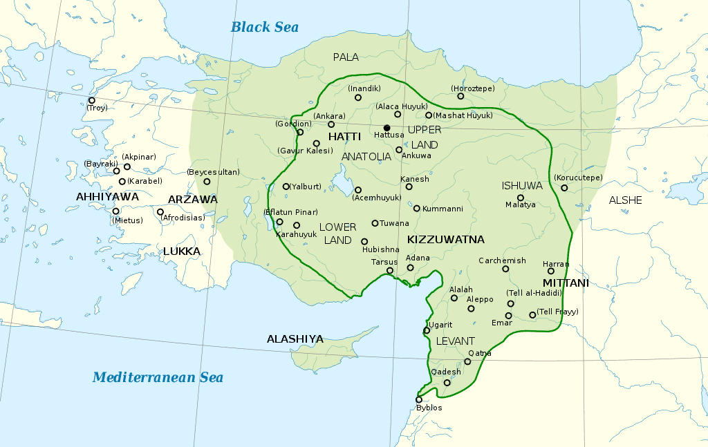 Хеттское царство на пике своего могущества, при Суппилулиуме