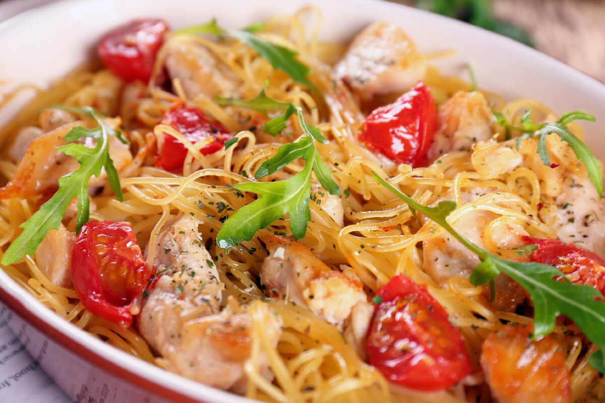 Спагетти со сливками – пошаговый рецепт приготовления с фото