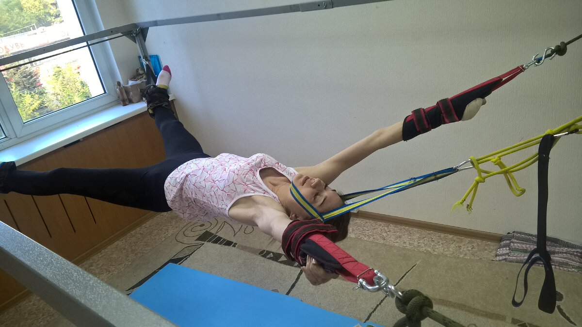 Вис на ПравИло с поддержкой головы тракционной петлёй. 