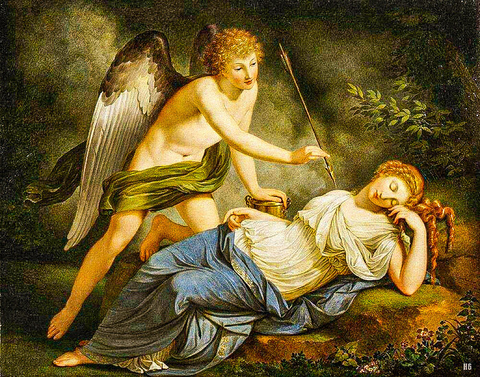Гарнеро Бенин (1756-1795) "Купидон ранит Психею"