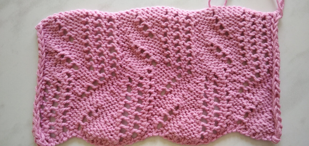 Изнаночная сторона узора