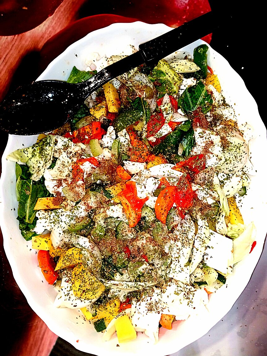 Все сложили, насыпали приправ...