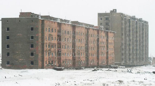 Пустые дома поселка-призрака Алыкель