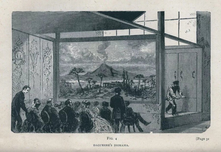 Одна из разновидностей диорам Луи Дагера.