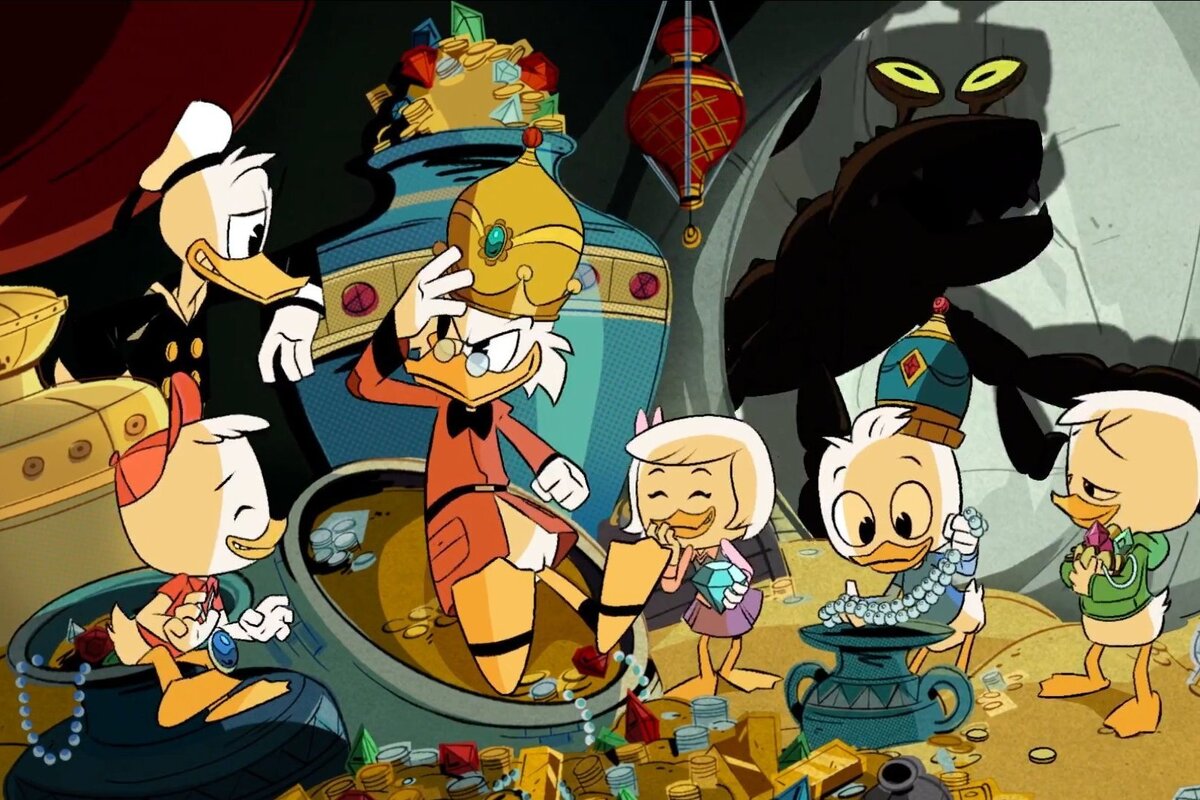 Кадр из заставки "Утиных историй" 2017