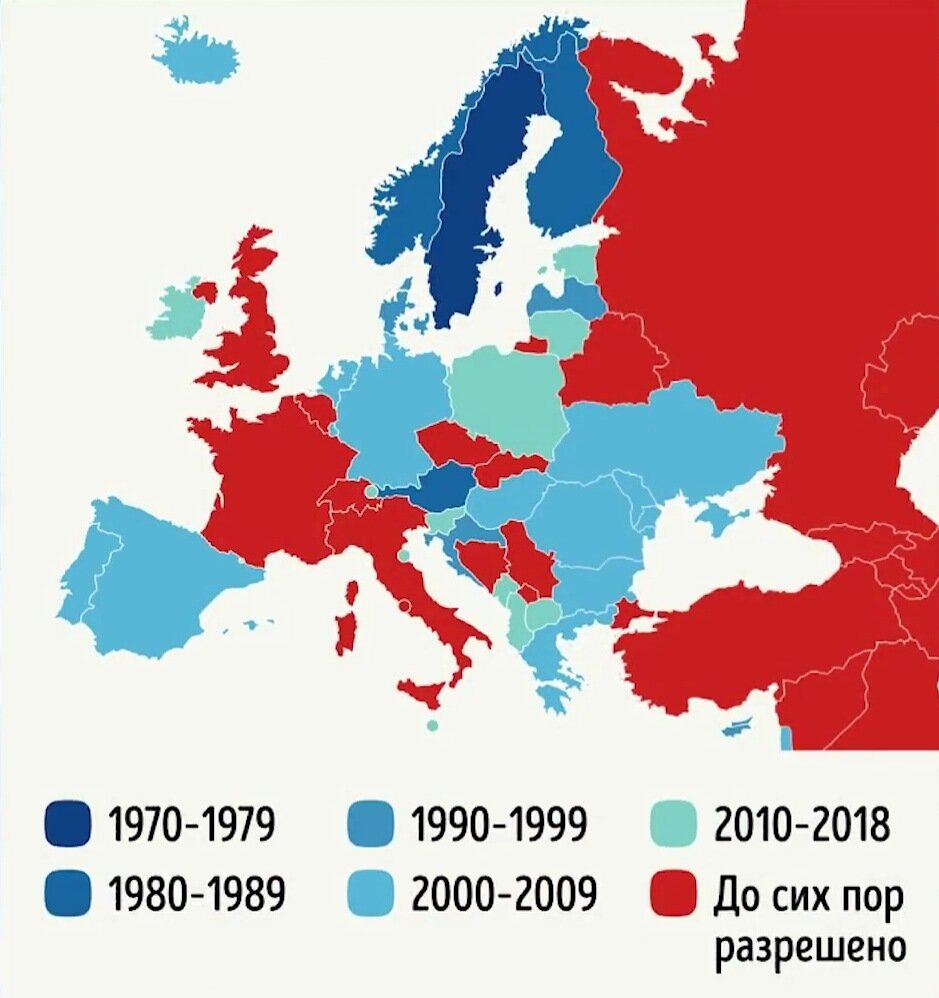 Где в странах Европы запретили бить детей, а где до сих пор разрешено?
