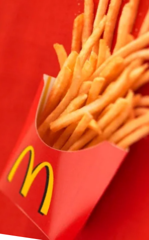 вы заметили клапан на коробке для картофеля фри? (Изображение: McDonald's)