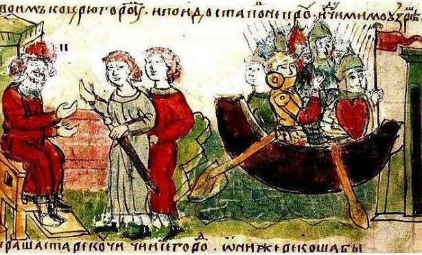 Аскольд и Дир. Источник повесть временных лет.