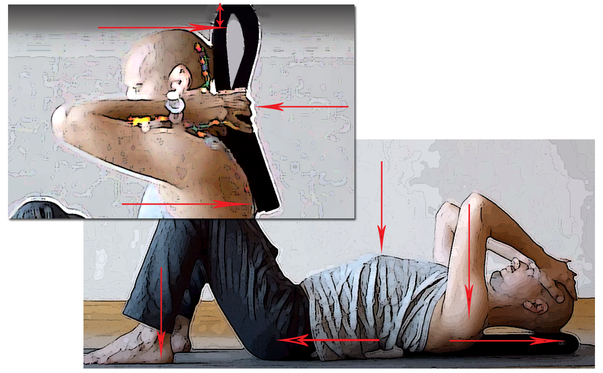 Продолжительность упражнения 3-5 минут.
