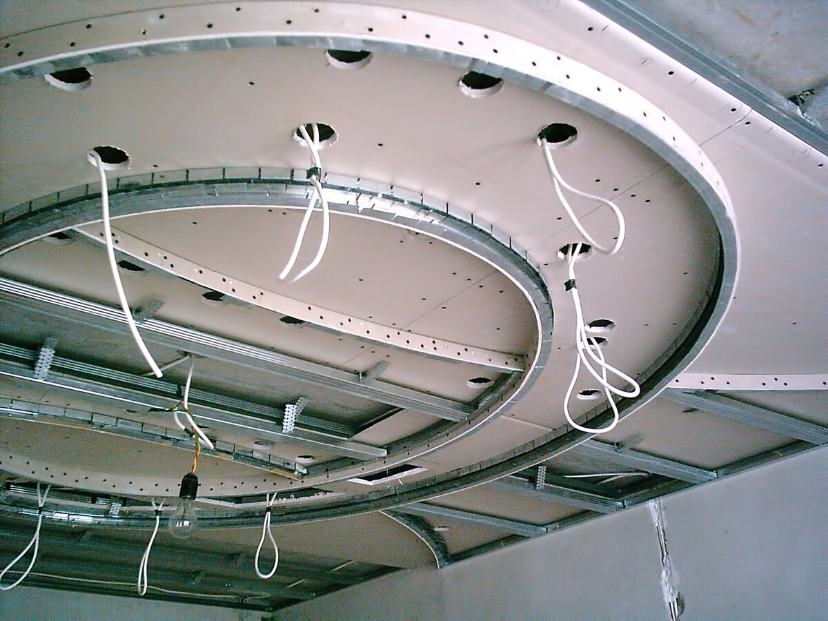 Потолок из гипсокартона: 90 идей дизайна (фото)