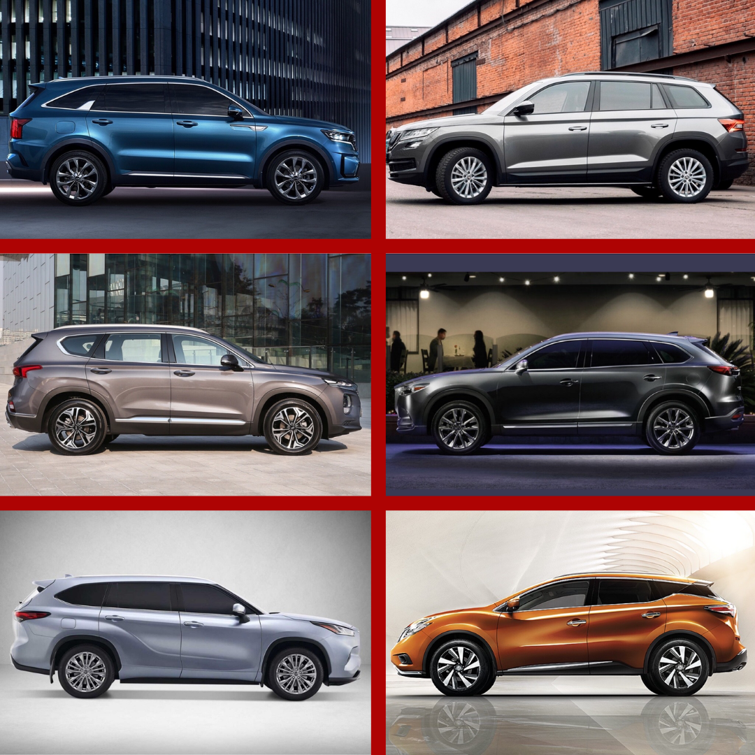 KIA SORENTO сравнительный обзор: SKODA KODIAQ, HYUNDAI SANTA FE, MAZDA CX  9, TOYOTA HIGHLANDER, NISSAN MURANO. | Kia Барс Омск | Дзен