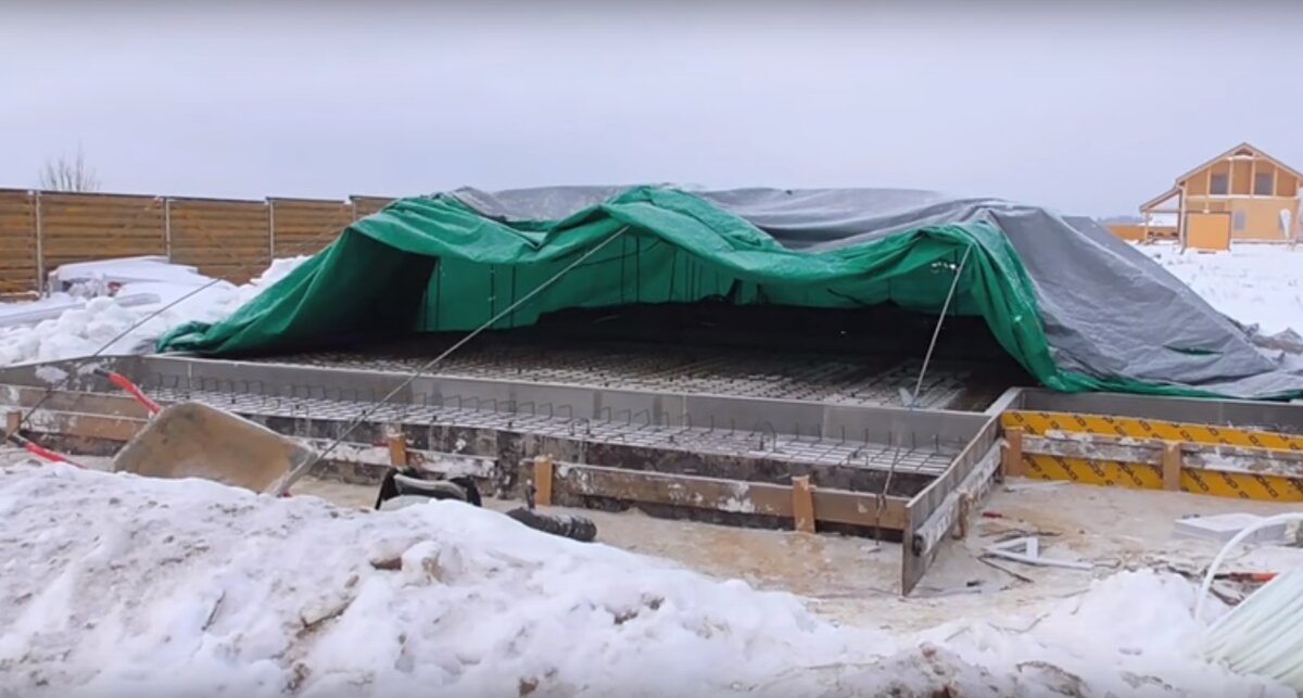 конструкция тепляка. тент укрывной 15х20м. зимнее бетонирование электропрогрев бетона. прогрев тепляка. прогрев тепляка.