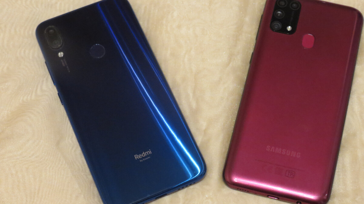 Xiaomi Redmi not 7 и Samsung M31